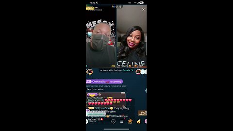 LIKENOOTHER BIGOLIVE show screenshot of MESSYCALLER BACK PK TOMI