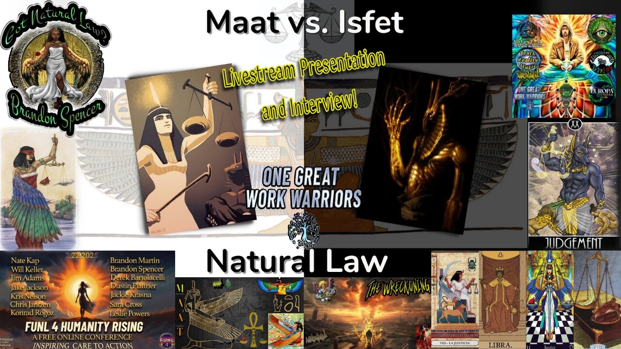 Maat vs. Isfet | Presentation by Brandon Spencer + Live Re-cap with Him & Derek Bartolacelli