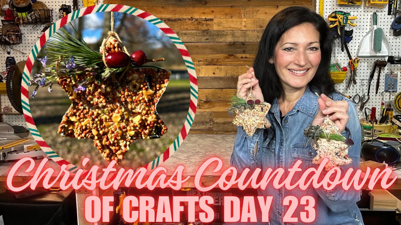 🎄 DIY Cookie Cutter Suet Cakes for Birds | Easy Nature-Inspired Christmas Craft Day 23