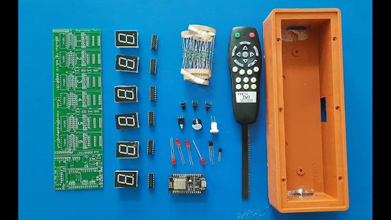 6 digit Seven segment Internet Clock uisng Shift Register with esp8266 by Manmohan Pal