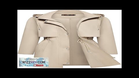 Bloggerlove Rain Jacket for Women Waterproof with Hood Trech Coat for Women Review