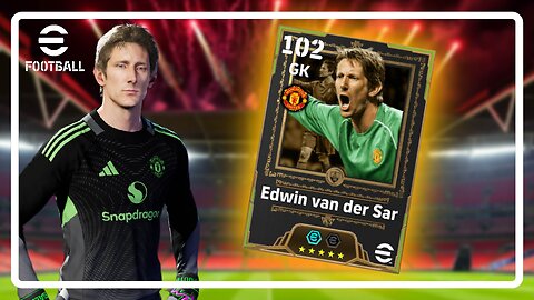 Edwin Van Der Sar eFootball Card Review, Build & Gameplay | eFootball | Player Review