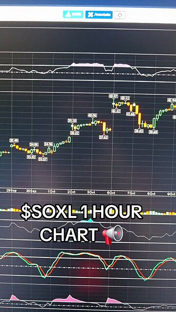 $SOXL 1 HOUR CHART 📢