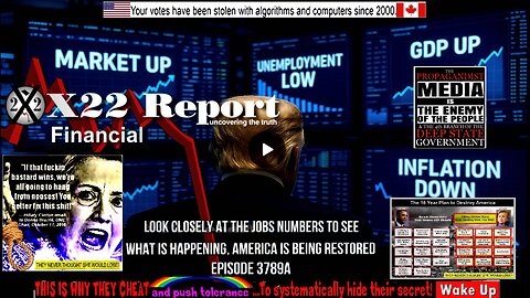 Ep 3789a - Look Closely At The Jobs Numbers To See What Is Happening, America Is Being Restored