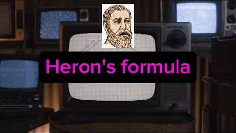 HERON'S FORMULA