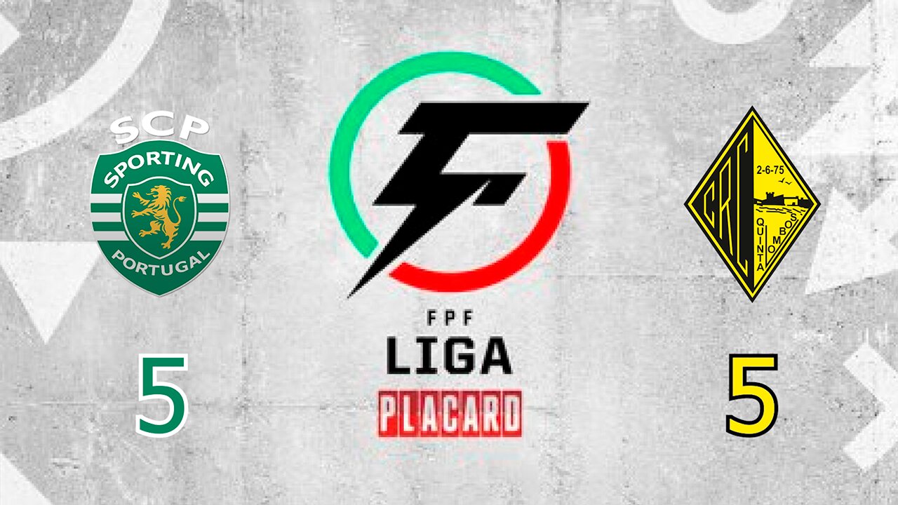 Sporting (5) X (5) Quinta dos Lombos - 3º Jornada da Liga Placard 2024/25.