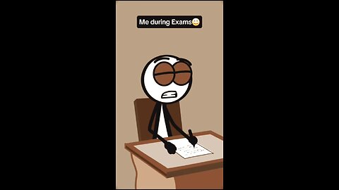 During the exam 📜 time 😂 1. 🧠 "Studying is a distant thing, I got a heart attack just after