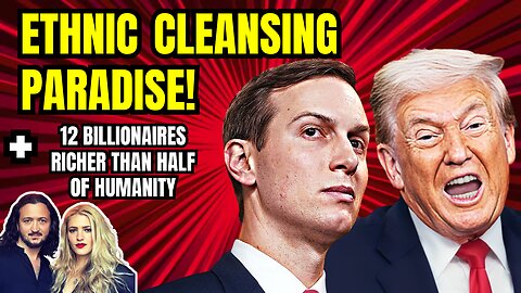 LIVE: Kushner/Trump Unveil Ethnic Cleansing Paradise + "Board of Peace"