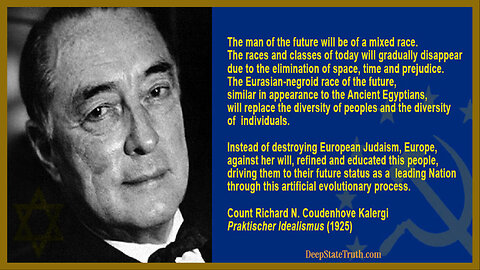 👳🏻‍♂️ 'The Kalergi Plan' ✰ Immigrant Invasion of the West to Genocide and Replace White People of European Decent