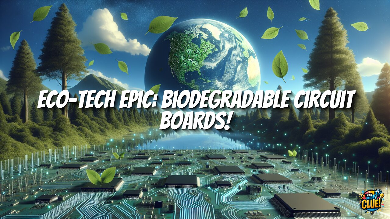 Eco-Tech Epic: Biodegradable Circuit Boards!