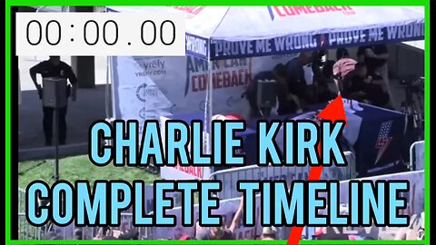 Breakdown of the Charlie Kirk EVACUATION TIMELINE