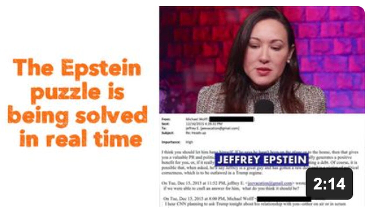 The Epstein puzzle is being solved in real time
