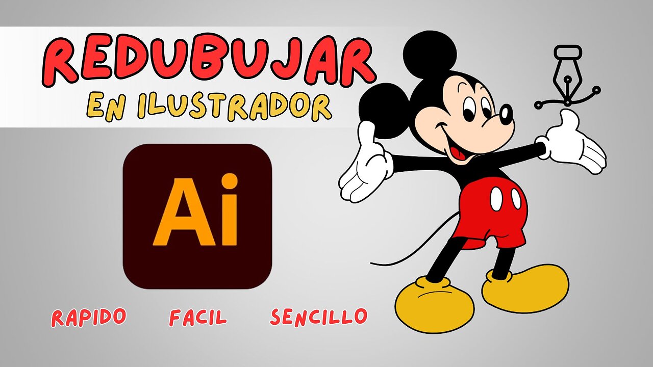 Redibujo en Adobe Illustrator: Convierte cualquier imagen en vector profesional