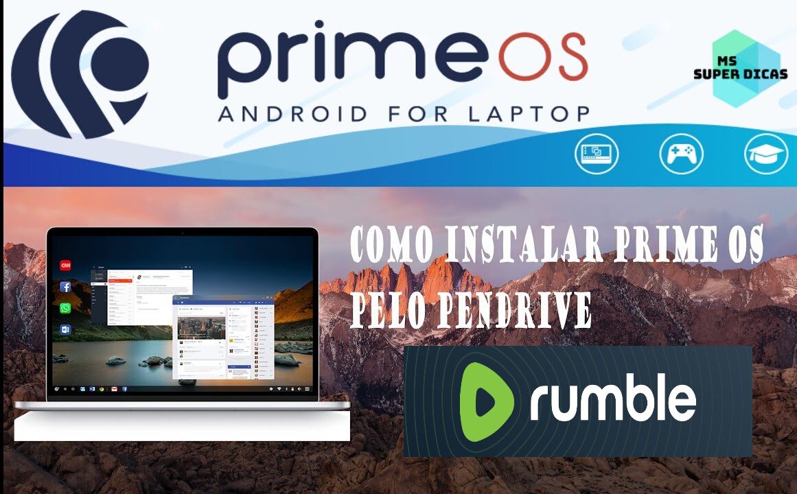 como instalar prime os via pendrive