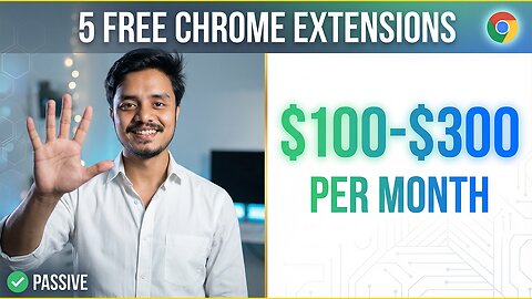 5 Chrome Extensions That Pay You $100-$300/Month Passively (I Made $1,247 in 2025)