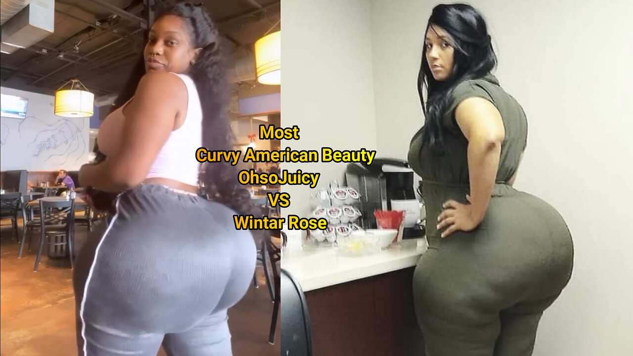 Most Curvy American Beauty OhsoJuicy VS Wintar Rose