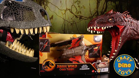 Jurassic World Chaos Theory Wild Roar Pteranodon Unboxed 2025 T-Rex Dinosaur Battles @target