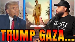 Hodgetwins Ask "President Trump" What He Plans To Do In Gaza & He Said The UNTHINKABLE...