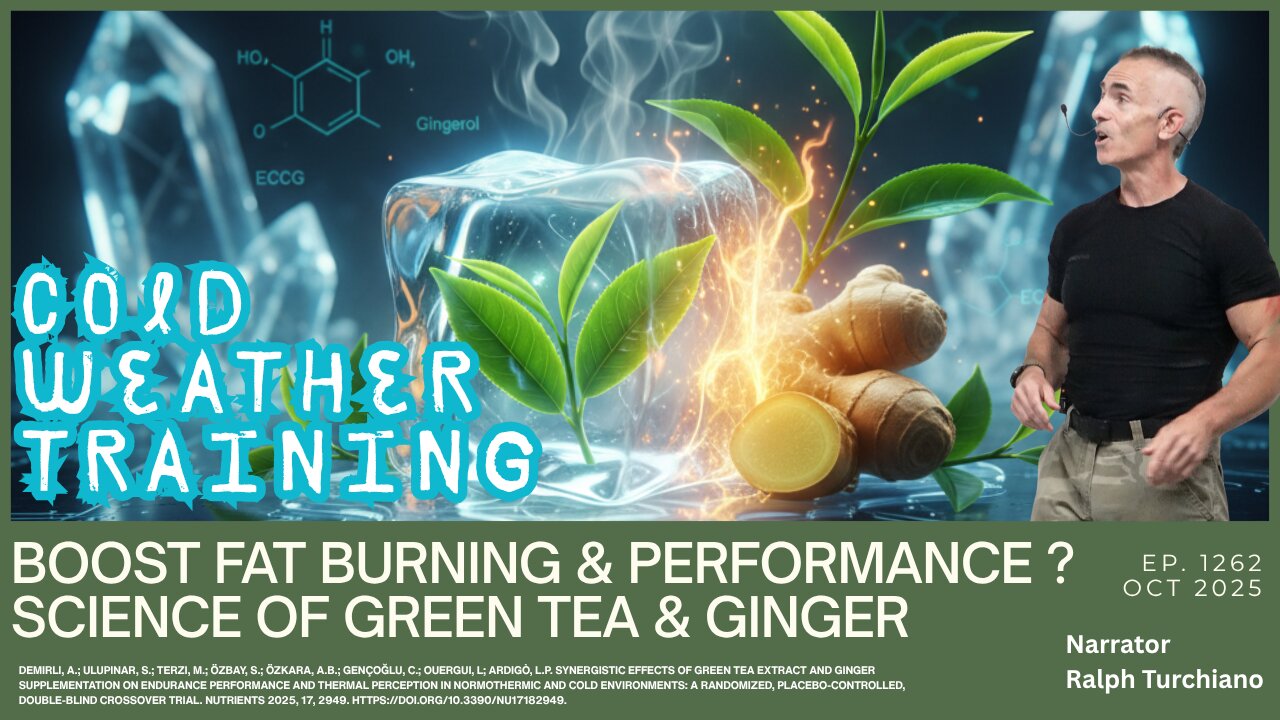 Boost Fat Burning & Performance Cold Weather Combo? Science of Green Tea & Ginger Ep. 1262 Oct 2025