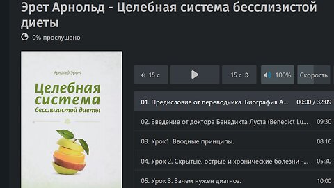 ⚡️⚡️⚡️ Арнольд Эрет - Целебная система бесслизистой диеты. Аудиокнига