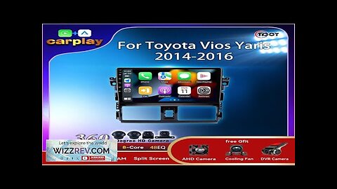 Car Radio Player For Toyota Vios Yaris 2014-2016 Autoradio Multimedia Automotive Carplay Review