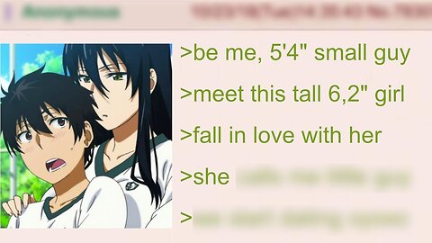 Small 5'4 Anon Falls in Love with a Tall 6'2 Girl | 4Chan Greentext Stories