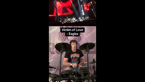 Victim of Love - Eagles Drum & Vocal Cover