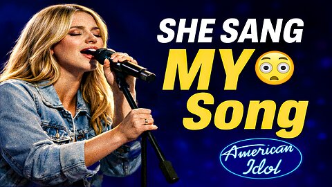 She Sang MY Song on American Idol 😳 Full Audition