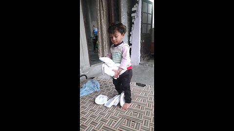 cute baby counting diaper