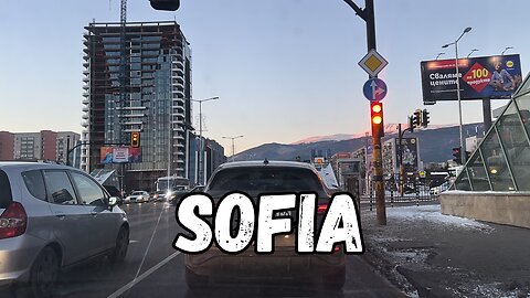Peaceful Drive Through Sofia, Bulgaria