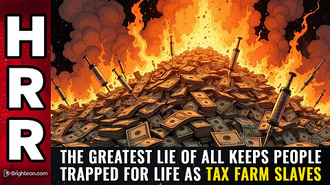 "The GREATEST LIE OF ALL keeps people trapped for life as TAX FARM SLAVES"