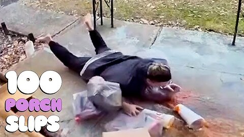 Hilarious Porch Slips & CCTV Fails 2025 💀 | Funny Viral Videos Compilation
