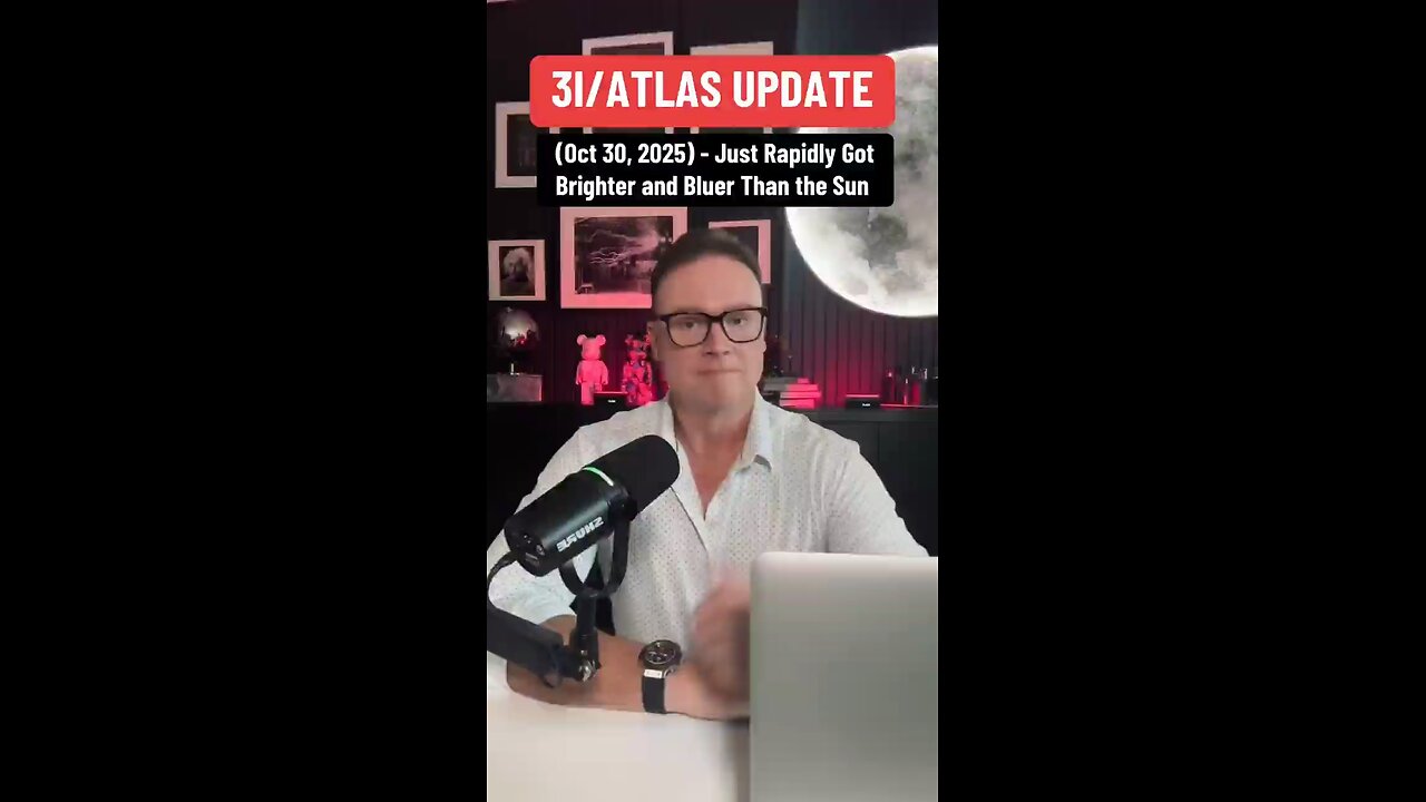 3iAtlas Is Bluer & Burning Brighter Than The Sun🌞😅