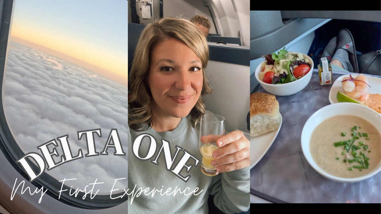 My First Business Class Experience! : Delta One Minneapolis to Paris on the A330! ✈️😍