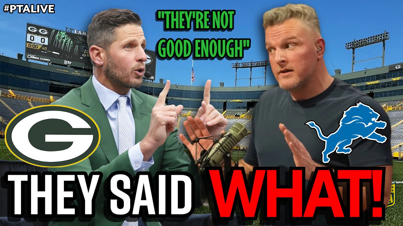 Pat McAfee & Dan Orlovsky REACTION To Packers vs Lions Thanksgiving SHOWDOWN!