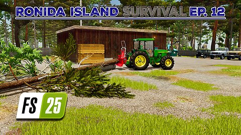 Survival on Ronida Island #12 | Buying a John Deere Skid Steer. Forestry. | Farming Simulator 25