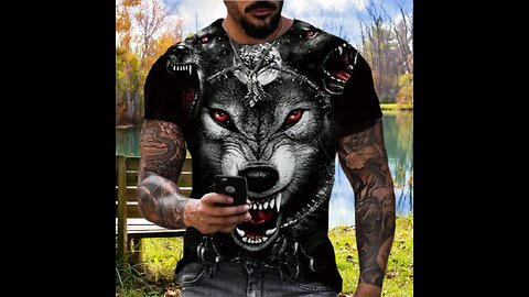 Camisetas Masculina Unissex 3D Animais Pintura Tamanho Grande Adulto e Infantil