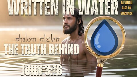 Water, Not Blood, The Forgotten Gospel Beneath John 3:16