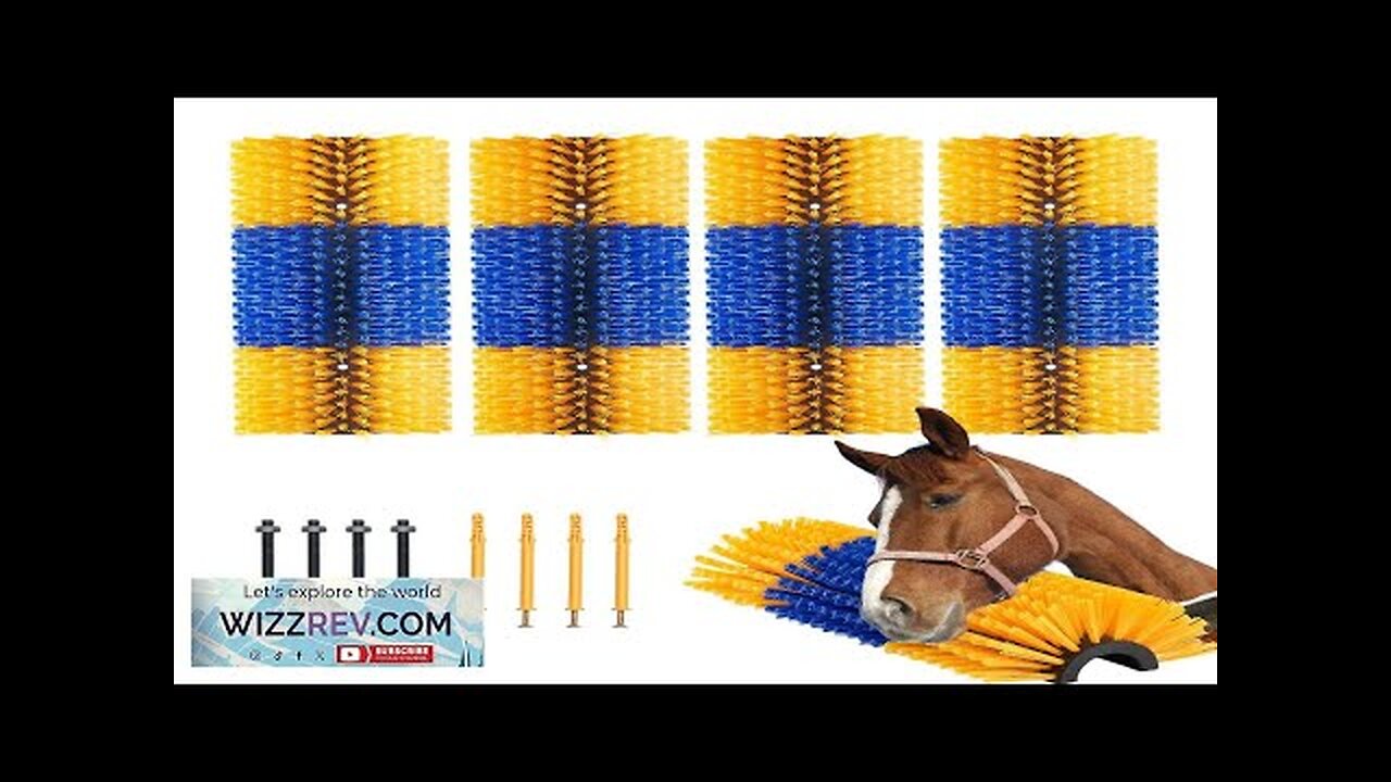 Livestock Scratching Brush 4Pcs Itch Relief Horse Scratcher Brush 17.1 in Review