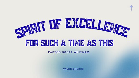 Spirit of Excellence – Walking in Excellence in Ministry | Powerful Christian Sermon