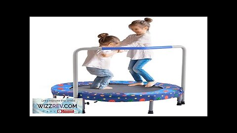 36" Trampoline for Kids Foldable Mini Toddler Trampoline Indoor Outdoor Review