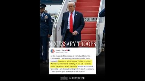 Trump Deploys Full Military to Shield ICE From Domestic Attacks