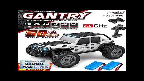 16103 Fast Rc Cars 50km/h 1/16 Off Road 4 Wheel Drive Review