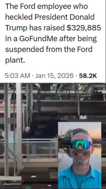 The Ford plant employee who called Trump a pedophile protector