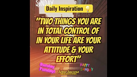 🗣Our Attitude & Effort Determine If We Have A Good Or Bad Day‼️💪#DailyInspiration #MorningQuote
