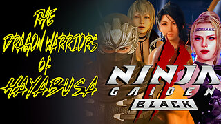 "The Dragon Warriors of Hayabusa" NINJA GAIDEN II Black