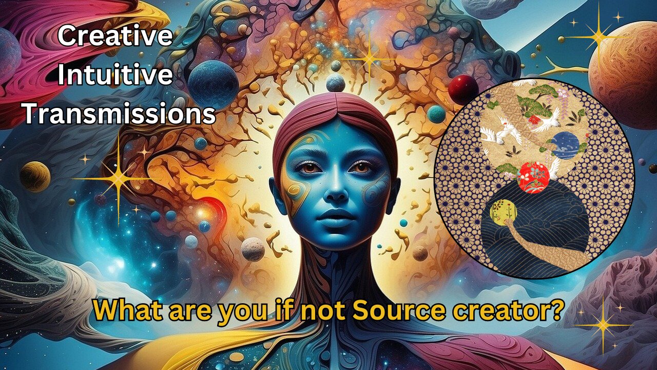 What are you if not Source creator? | Creative Intuitive Transmission | High vibration art