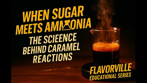 🔥 When Sugar Meets Ammonia | The Science Behind Caramel Reactions | FlavorVille Educational Series