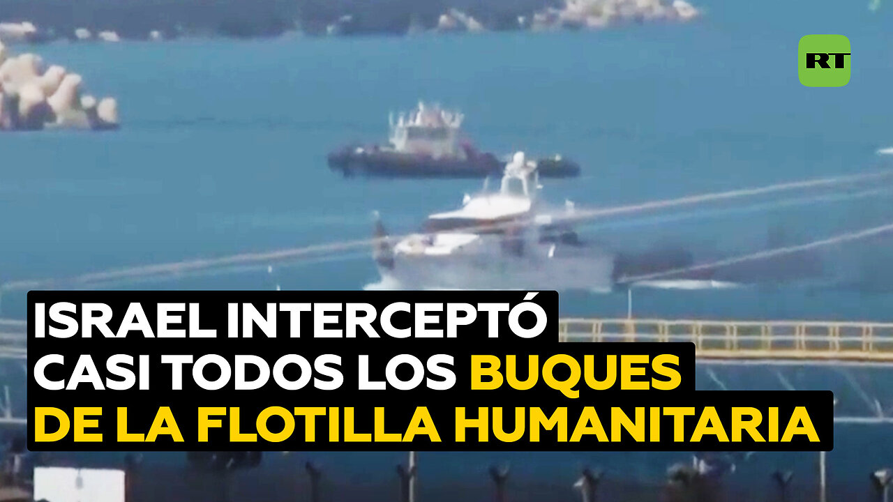 Israel: Todos los buques de la flotilla humanitaria, excepto uno, fueron interceptados