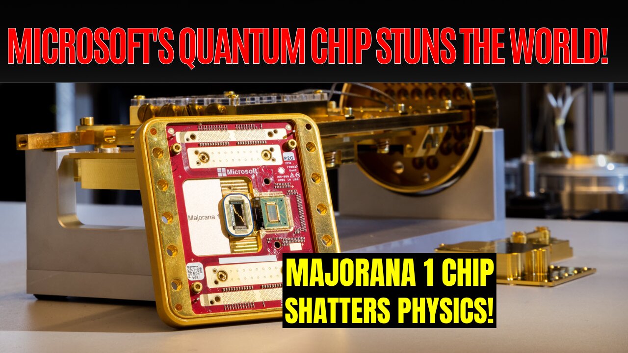 Microsoft’s Majorana 1: The Quantum Chip That’s Shocking the World!